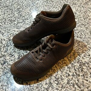 Brown leather nobull trainers men’s size 13